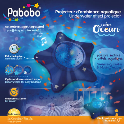 Pabobo Dynamisk Undervattensprojektor Lugnt hav 3