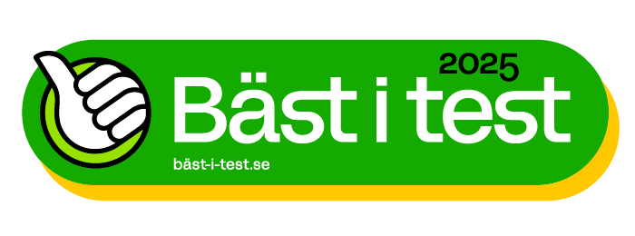 Badge Bäst i test se NEW BIT SE